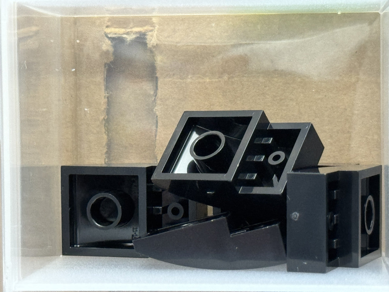 LEGO Parts - Black Slope, Curved 3 x 2 - No 24309 - QTY 5