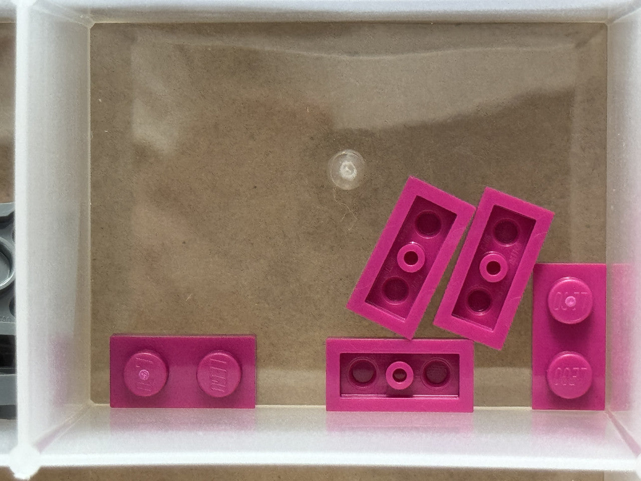 LEGO Parts - Magenta Plate 1 x 2 - No 3023 - QTY 5