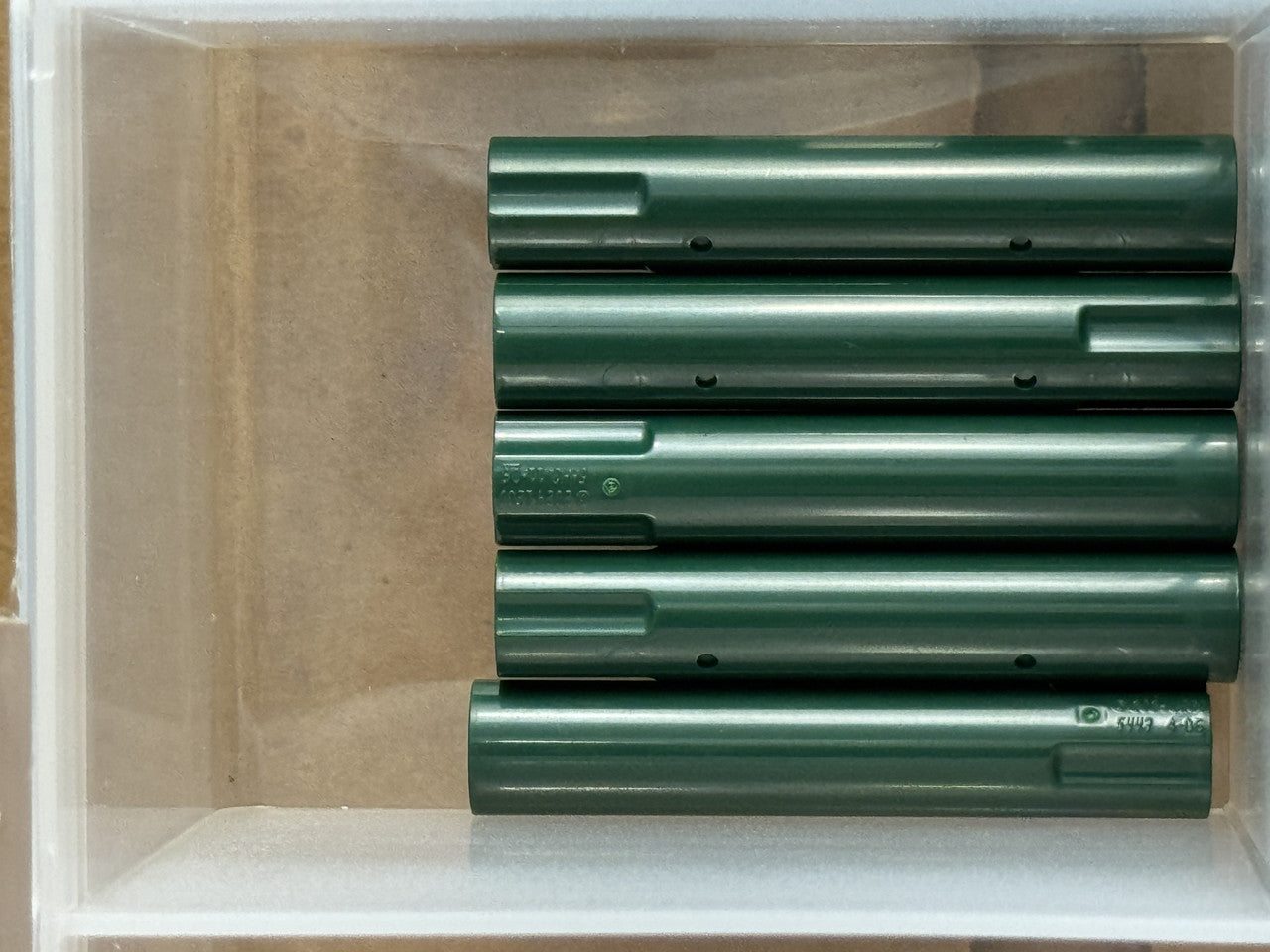 LEGO Parts - Dark Green Technic, Axle Connector 5L - No 5443 - QTY 5