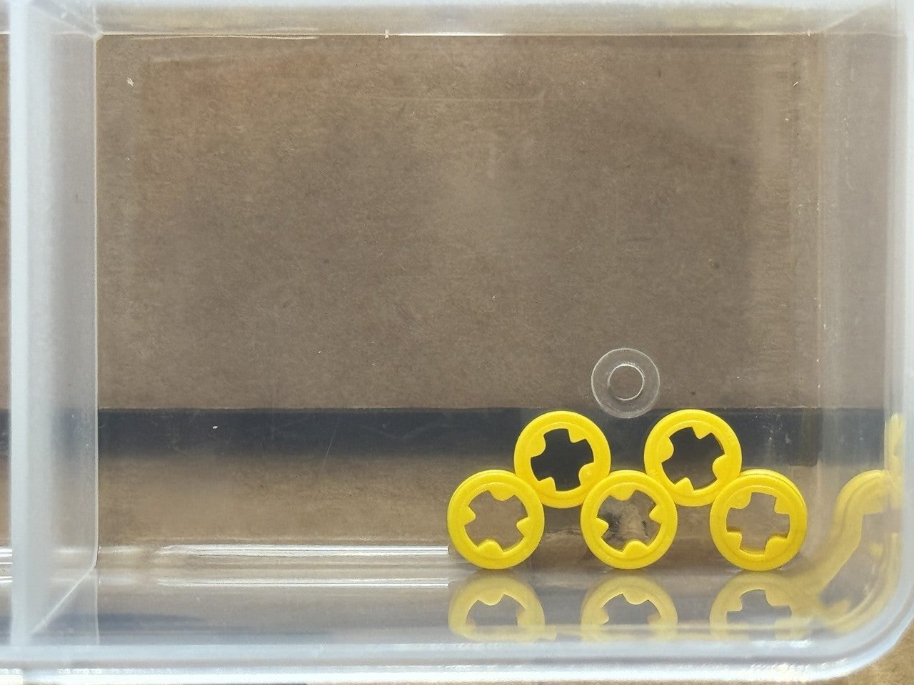 LEGO Parts - Yellow Technic Bush 1/2 Smooth - No 4265c - QTY 5