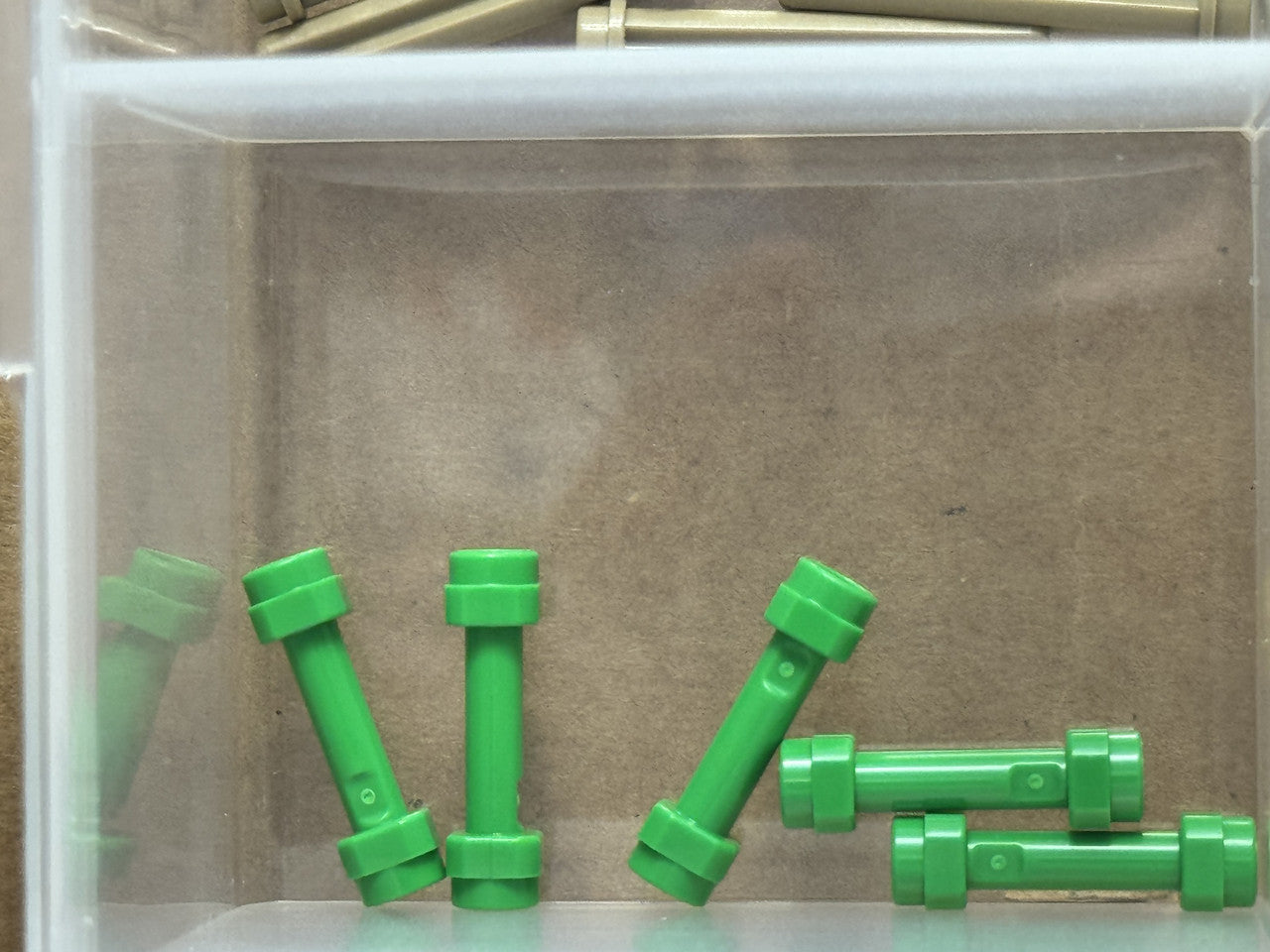 LEGO Parts - Bright Green Minifigure, Weapon Hilt Extended - No 66909 - QTY 5