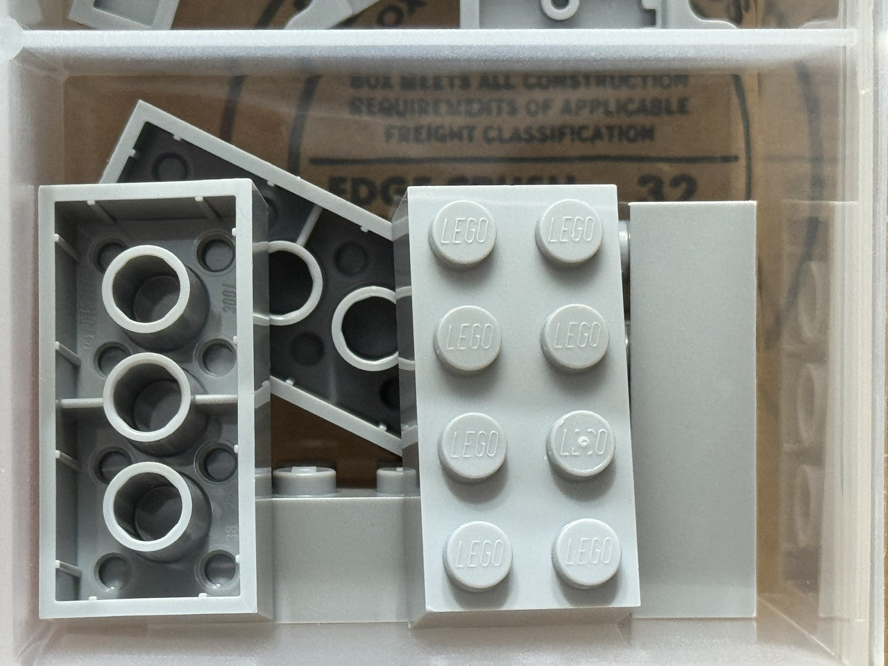 LEGO Parts - Light Bluish Gray Brick 2 x 4 - No 3001 - QTY 5