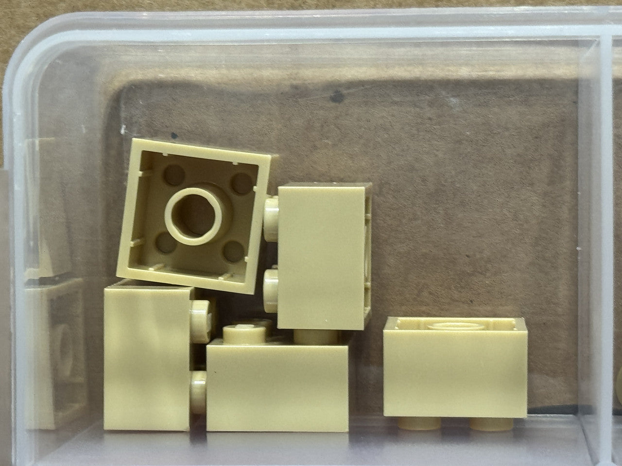 LEGO Parts - Tan Brick 2 x 2 - No 3003 - QTY 5