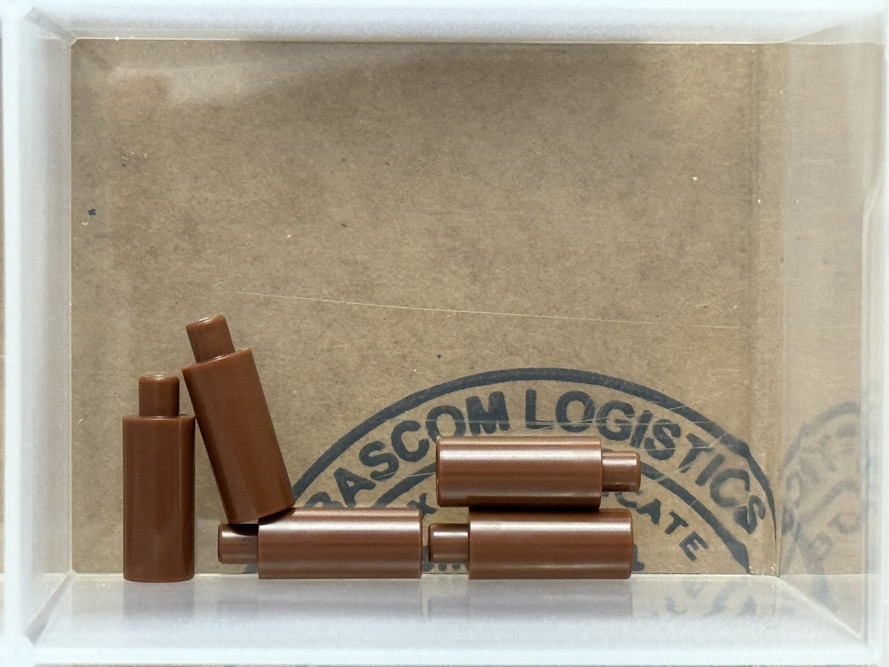 LEGO Parts - Reddish Brown Minifigure, Utensil Candle - No 37762 - QTY 5