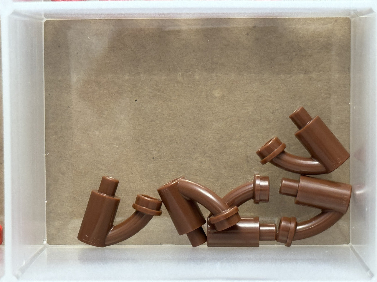LEGO Parts - Reddish Brown Plant Stem Stalk Bar Bar Holder - No 1566 - QTY 5