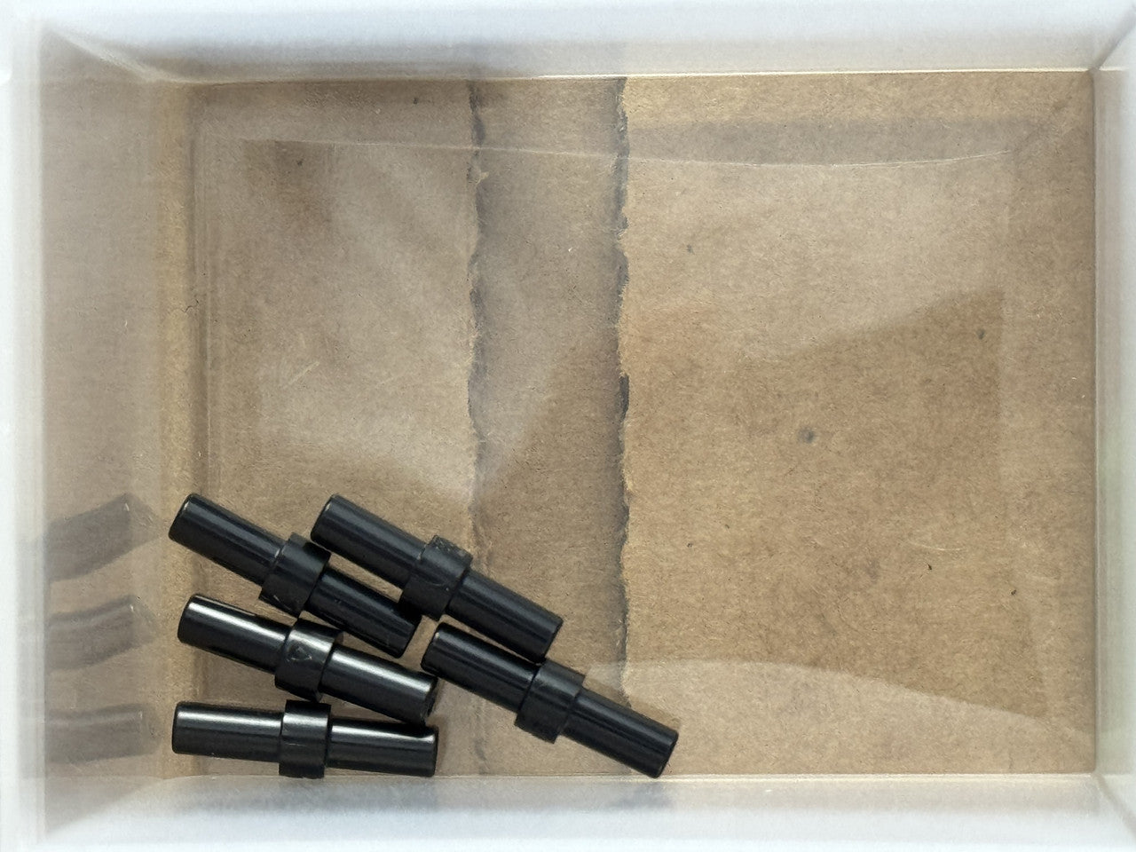 LEGO Parts - Black Bar 2L with Stop Ring - No 78258 - QTY 5