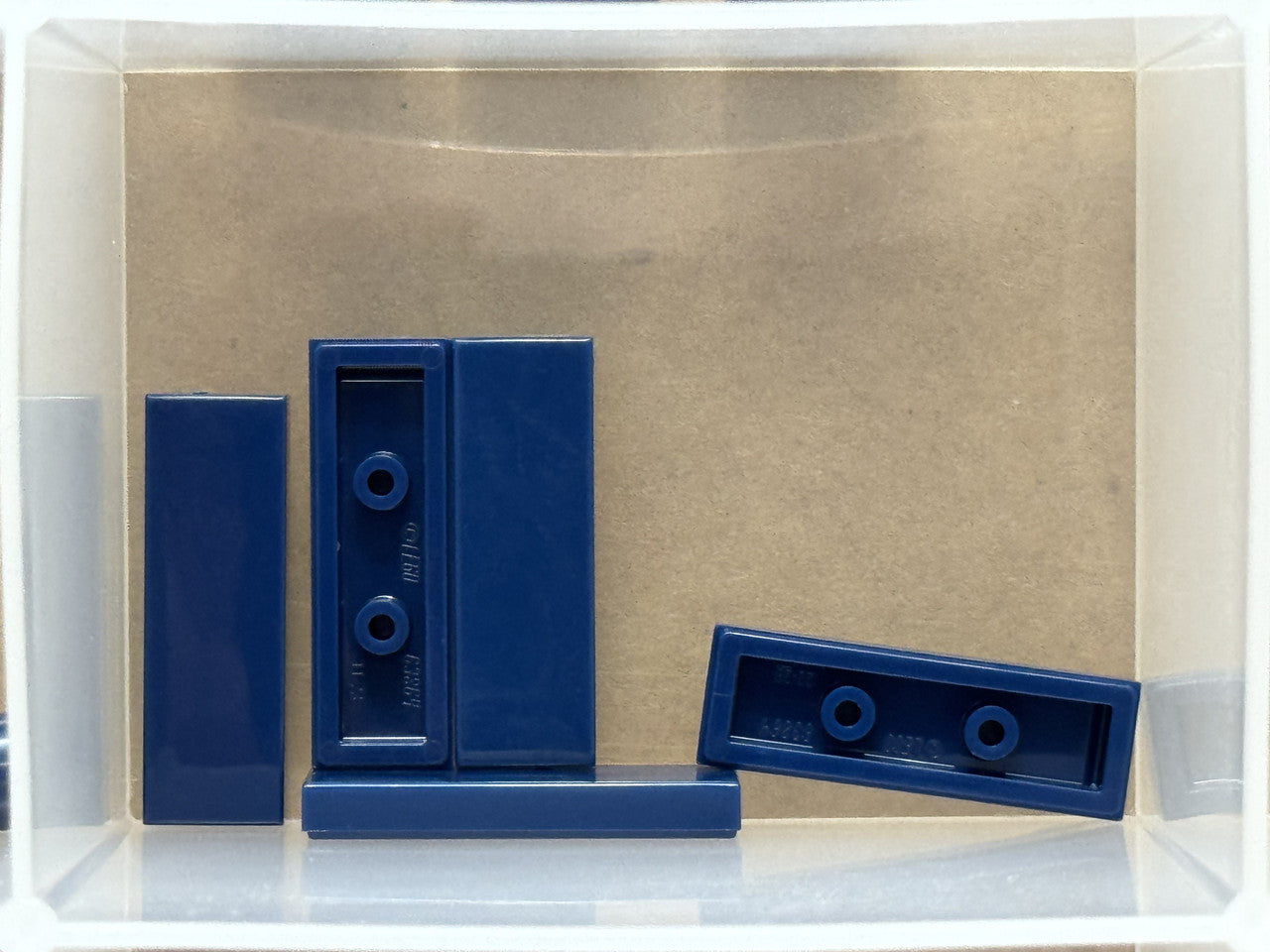LEGO Parts - Dark Blue Tile 1 x 3 - No 63864 - QTY 5