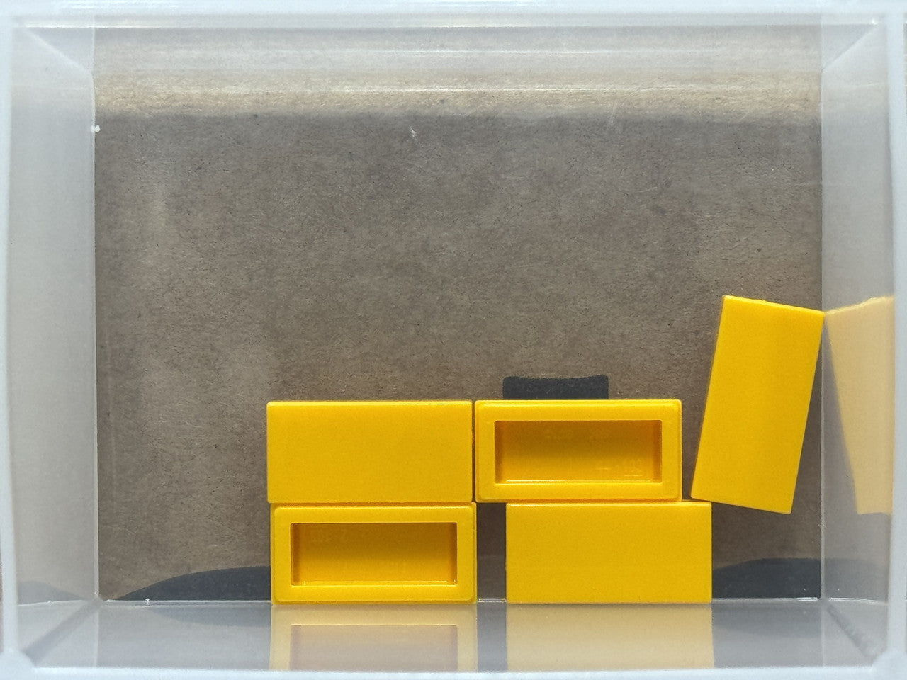 LEGO Parts - Bright Light Orange Tile 1 x 2 - No 3069 - QTY 5