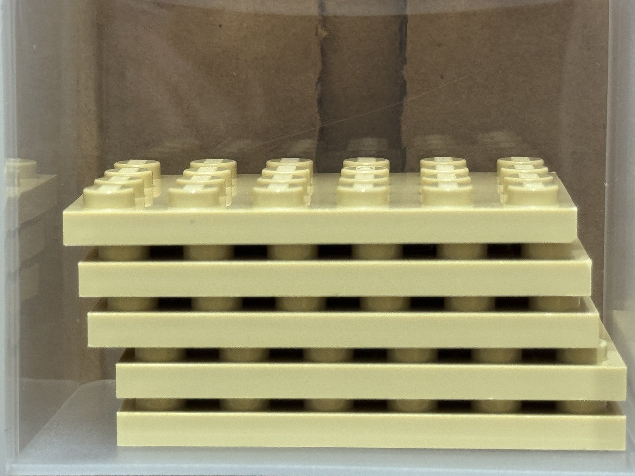 LEGO Parts - Tan Plate 4 x 6 - No 3032 - QTY 5