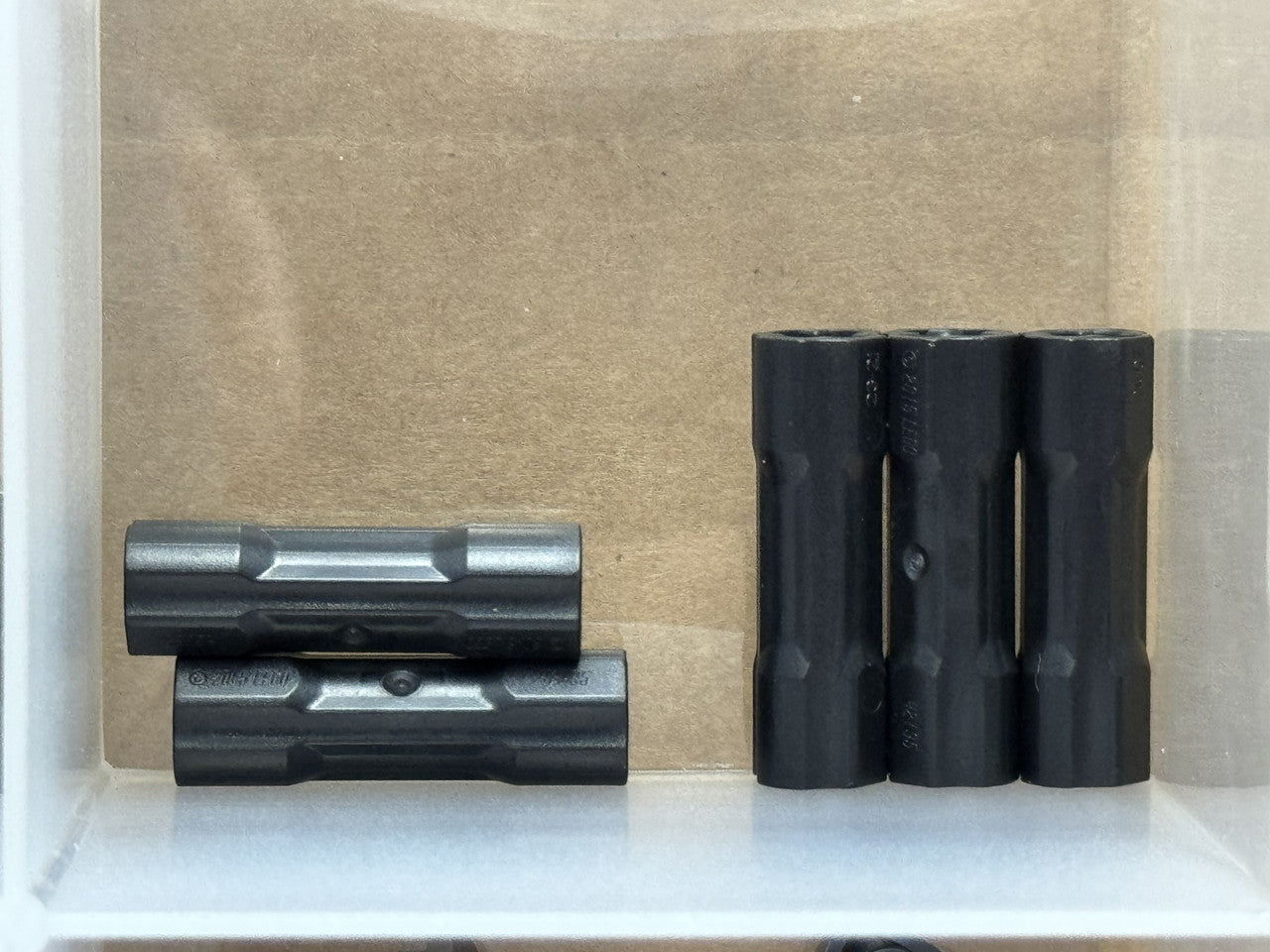 LEGO Parts - Black Technic, Axle Connector 3L - No 26287 - QTY 5