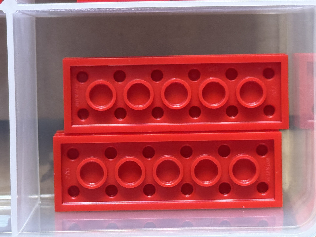 LEGO Parts - Red Plate 2 x 6 - No 3795 - QTY 5
