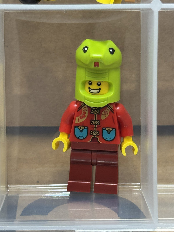 LEGO Minifigure - Holiday - Year of the Snake Costume Guy - No hol370 - QTY 1