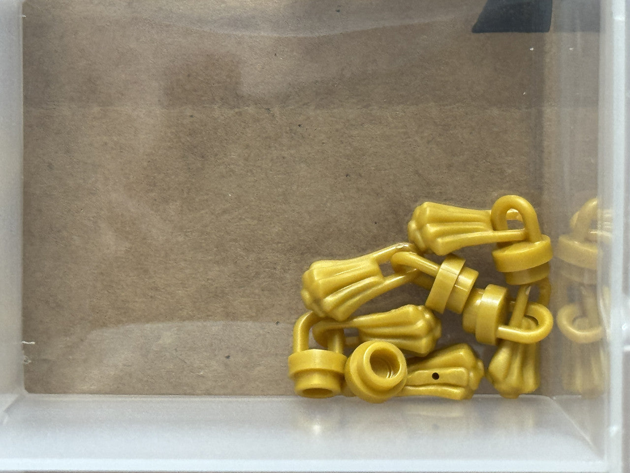 LEGO Parts - Pearl Gold Chain with Tassel - No 25375 - QTY 5