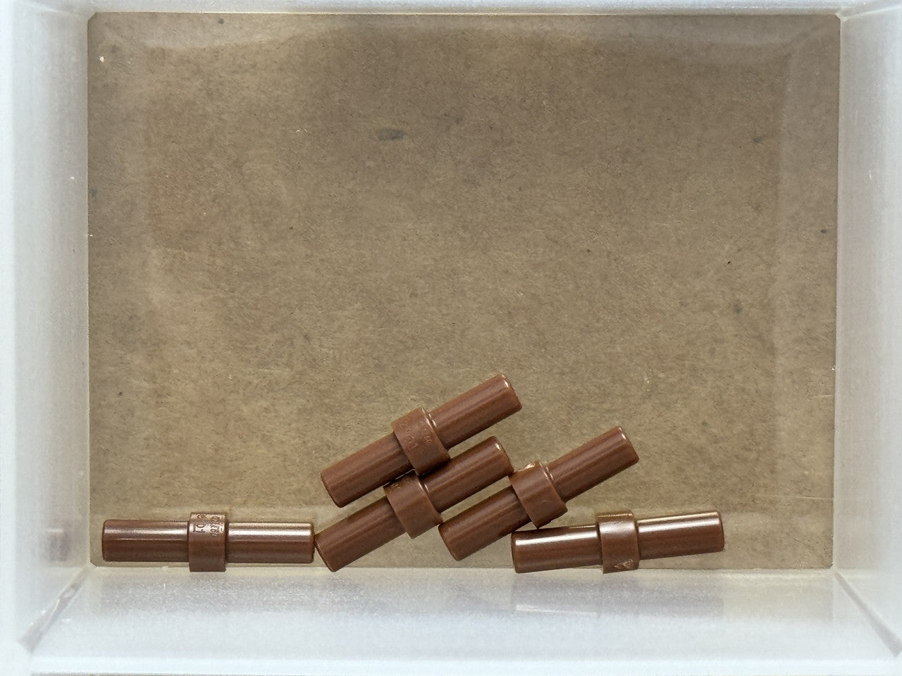 LEGO Parts - Reddish Brown Bar 2L with Stop Ring - No 78258 - QTY 5