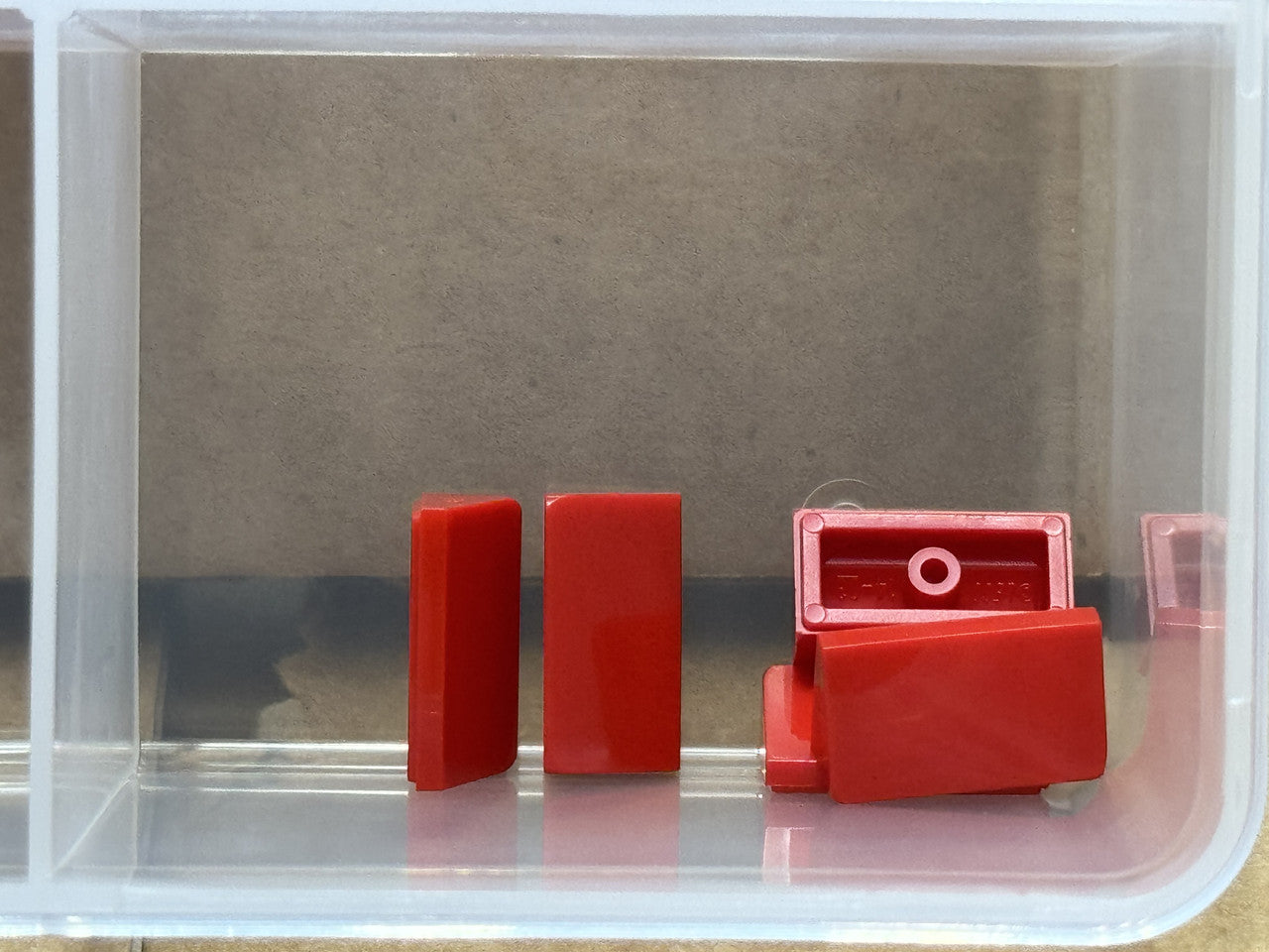 LEGO Parts - Red Slope 30 1 x 2 x 2/3 - No 85984 - QTY 5