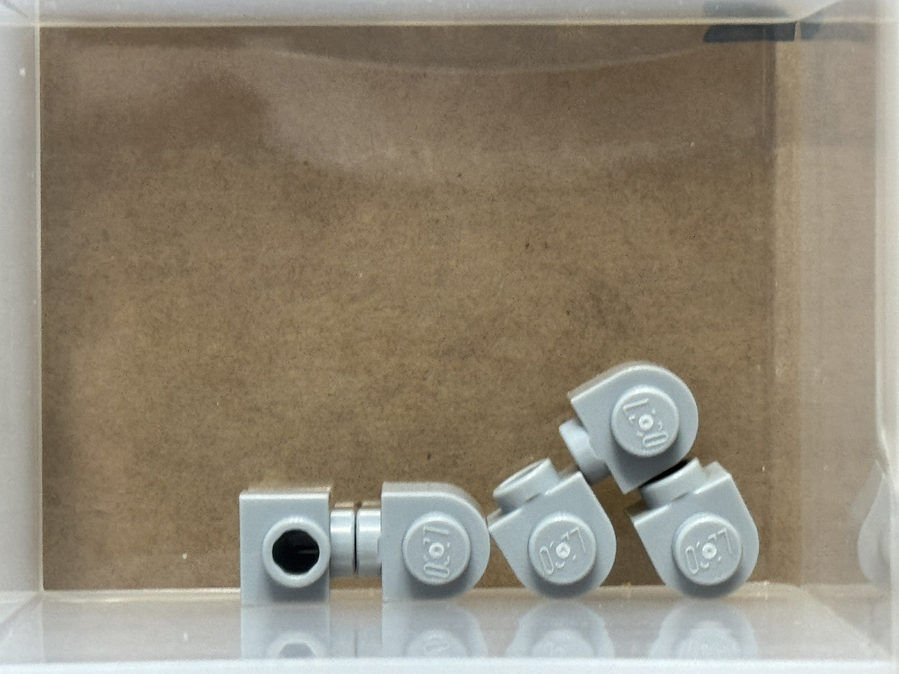 LEGO Parts - Light Bluish Gray Brick, Round 1 x 1 Half Stud - No 3386 - QTY 5