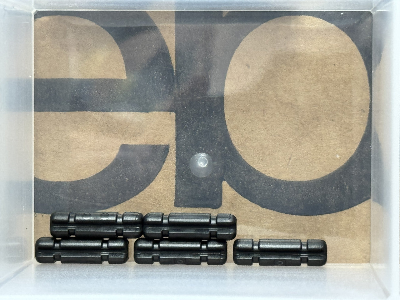 LEGO Parts - Black Technic, Axle 2L Notched - No 32062 - QTY 5