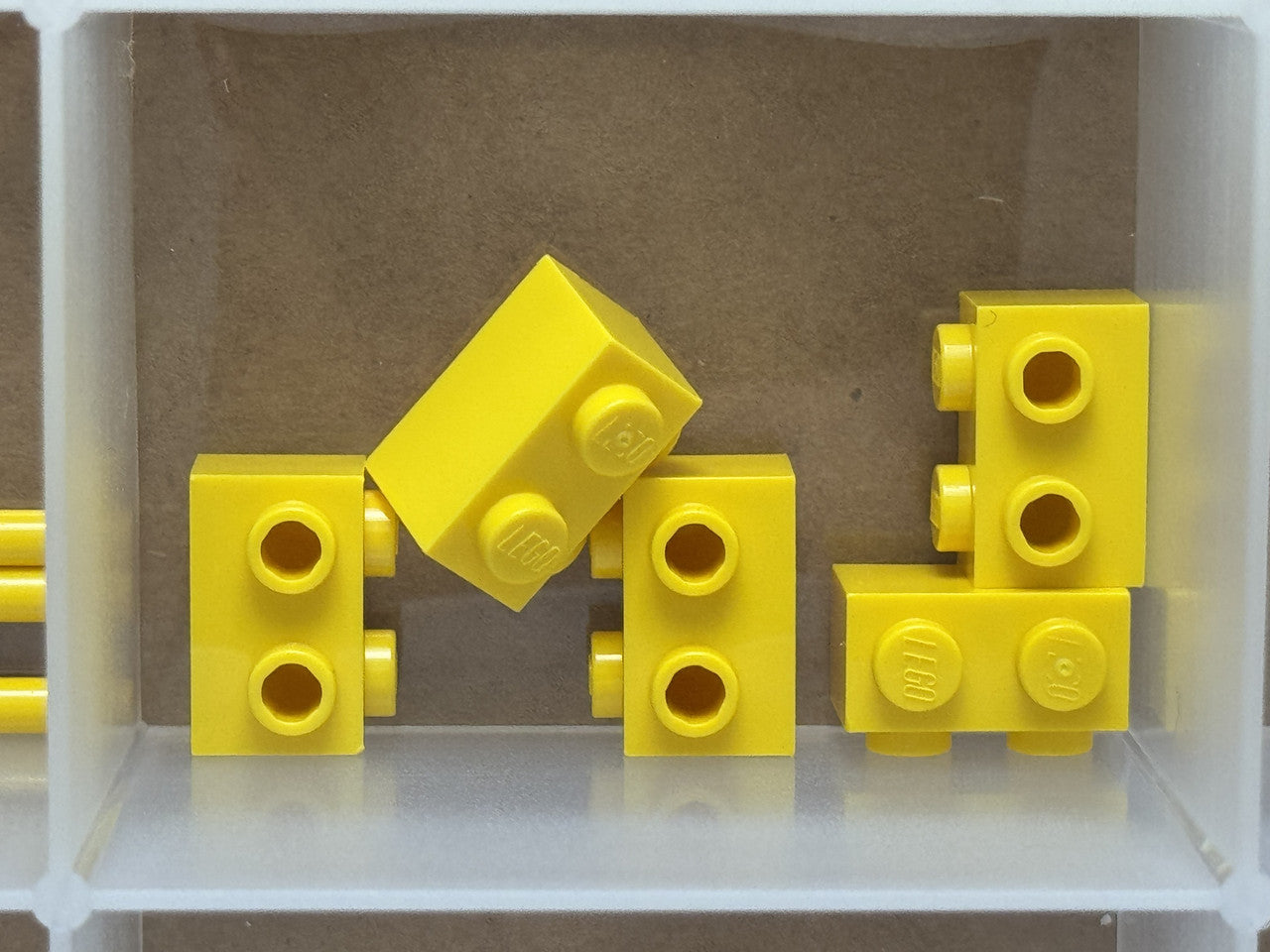 LEGO Parts - Yellow Brick 1 x 2 with Studs on 1 Side - No 11211 - QTY 5