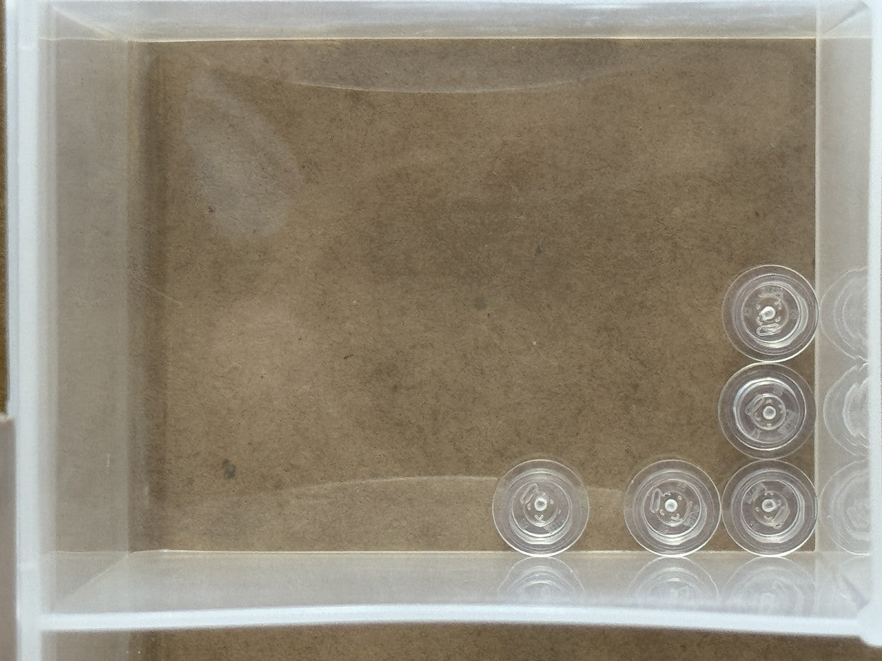 LEGO Parts - Trans-Clear Plate, Round 1 x 1 - No 4073 - QTY 5