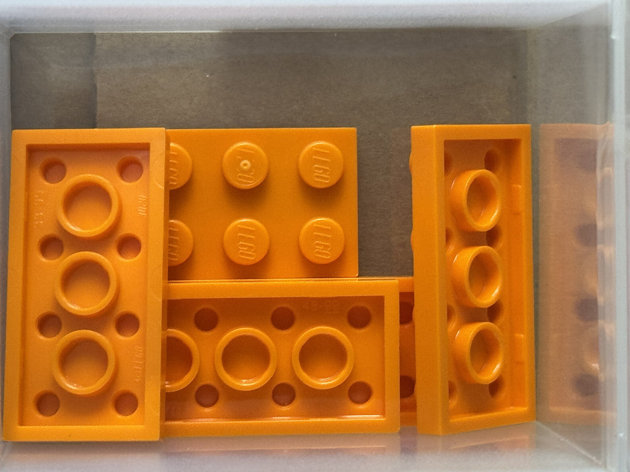 LEGO Parts - Orange Plate 2 x 4 - No 3020 - QTY 5