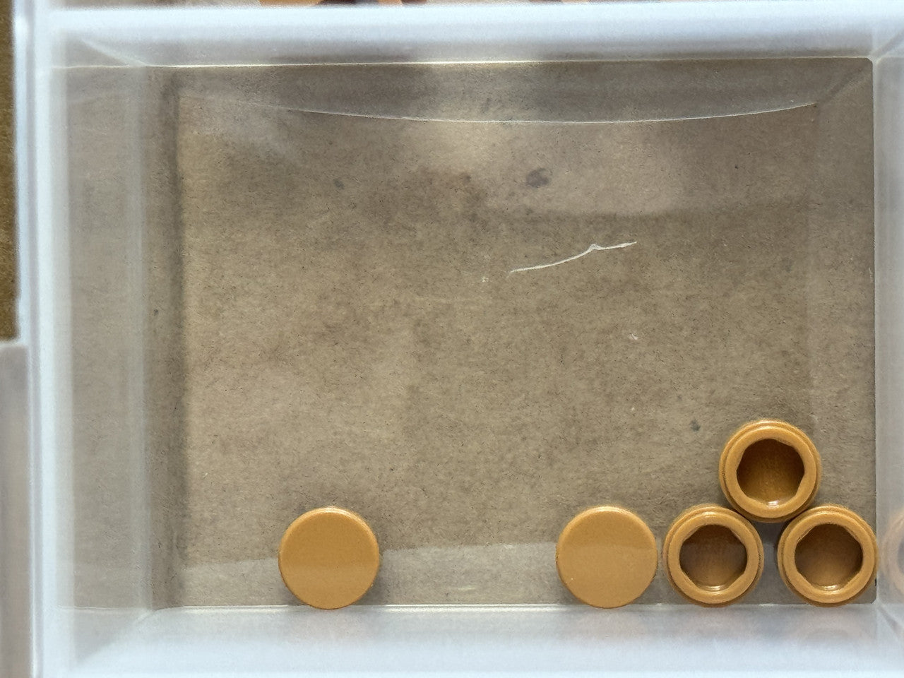 LEGO Parts - Medium Nougat Tile, Round 1 x 1 - No 98138 - QTY 5