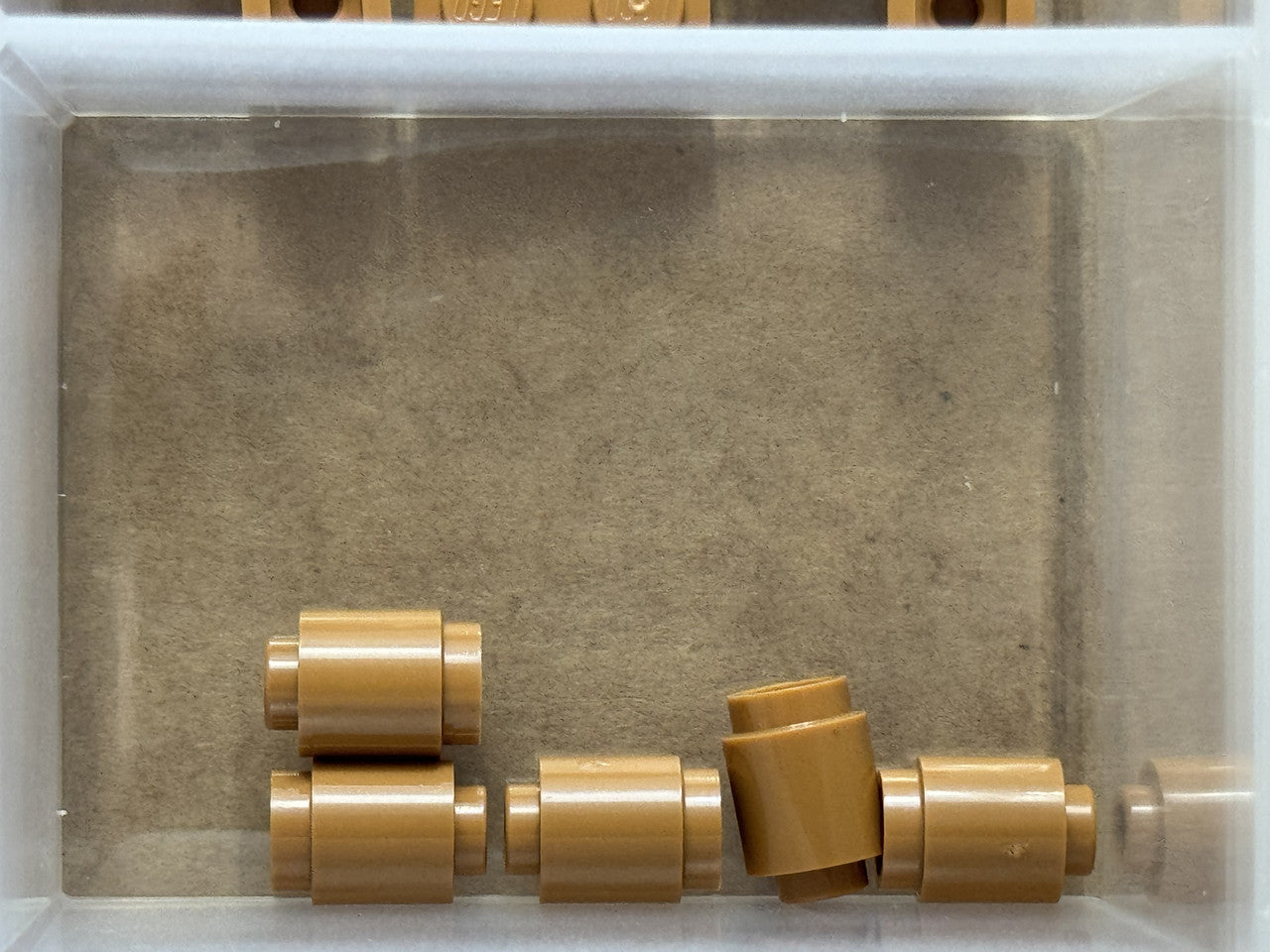 LEGO Parts - Medium Nougat Brick, Round 1 x 1 - No 3062 - QTY 5