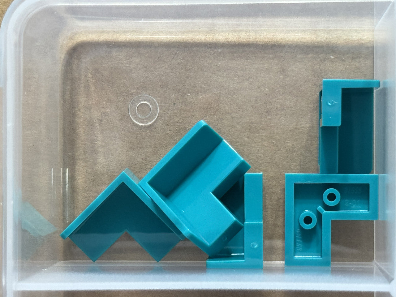 LEGO Parts - Dark Turquoise Panel 2 x 2 x 1 Corner - No 91501 - QTY 5