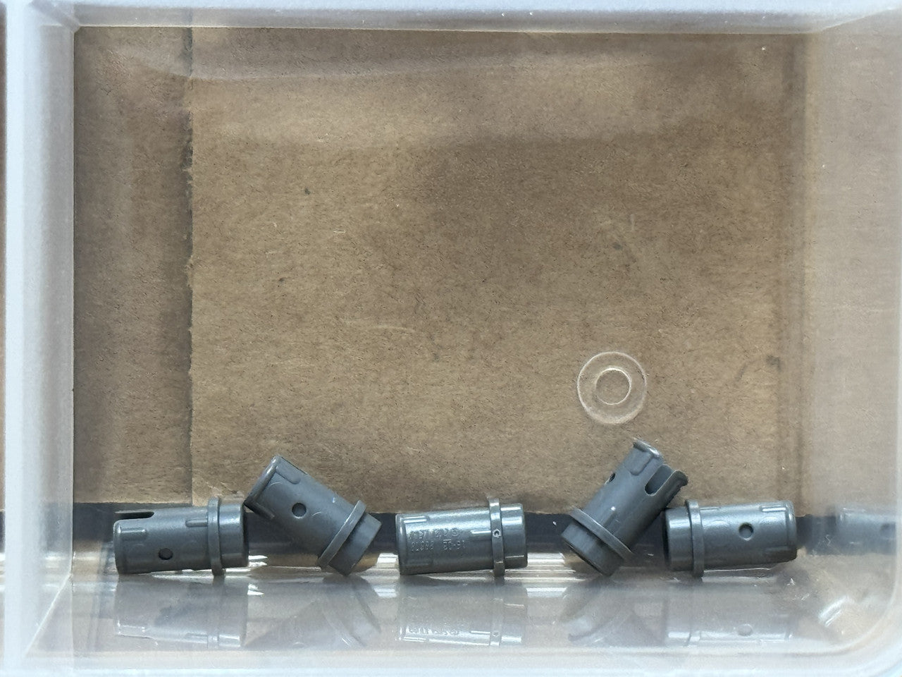 LEGO Parts - Dark Bluish Gray Technic, Pin 1/2 - No 89678 - QTY 5