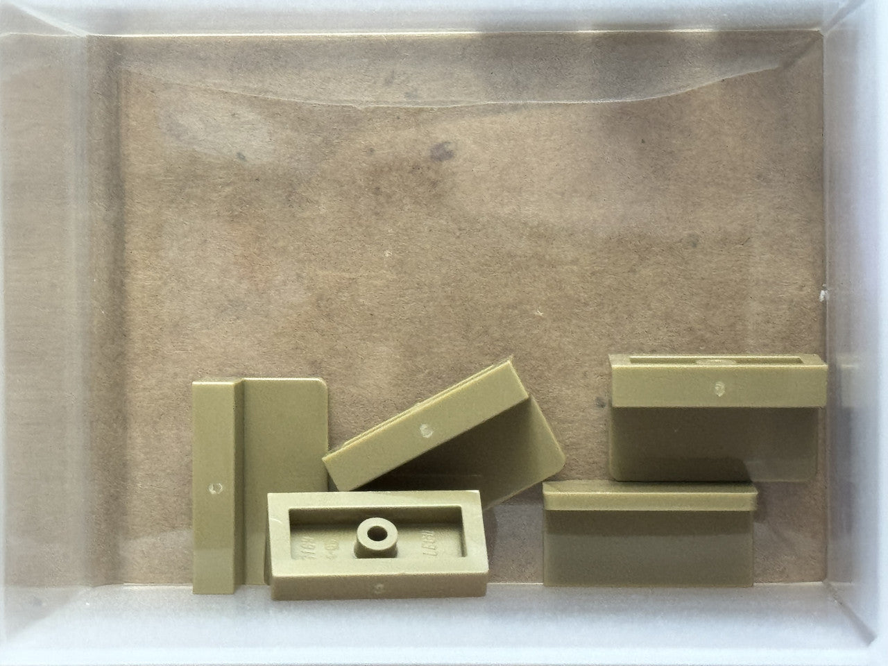 LEGO Parts - Dark Tan Panel 1 x 2 x 1 with Rounded Corners - No 4865b - QTY 5