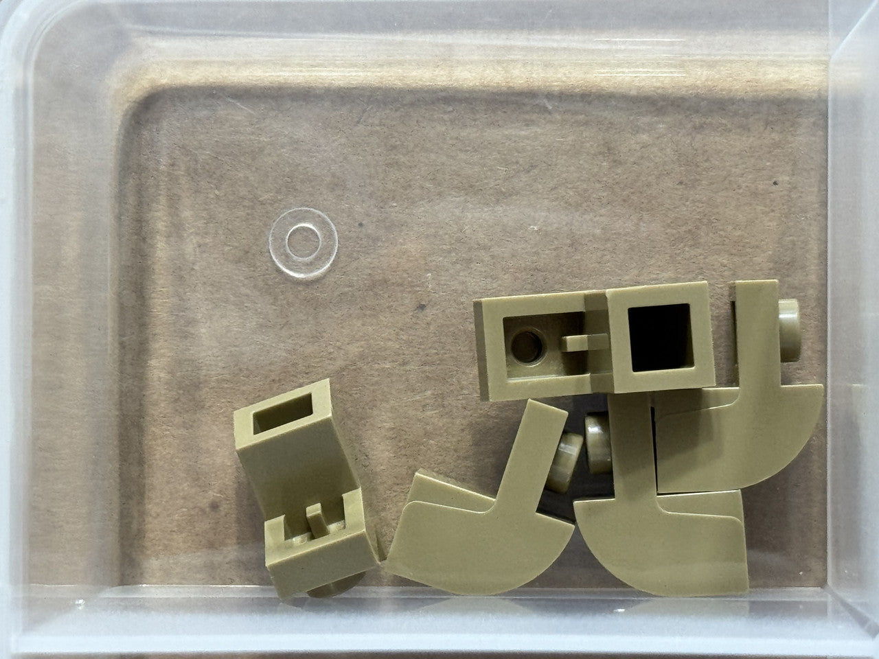 LEGO Parts - Dark Tan Slope, Curved 2 x 1 x 1 1/3 - No 6091 - QTY 5