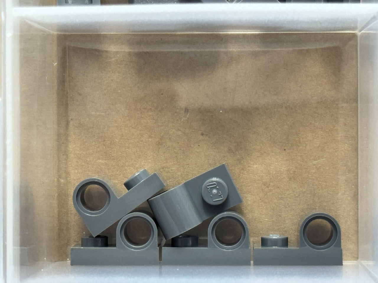 LEGO Parts - Dark Bluish Gray Plate 1 x 2 Pin Hole on Top - No 11458 - QTY 5