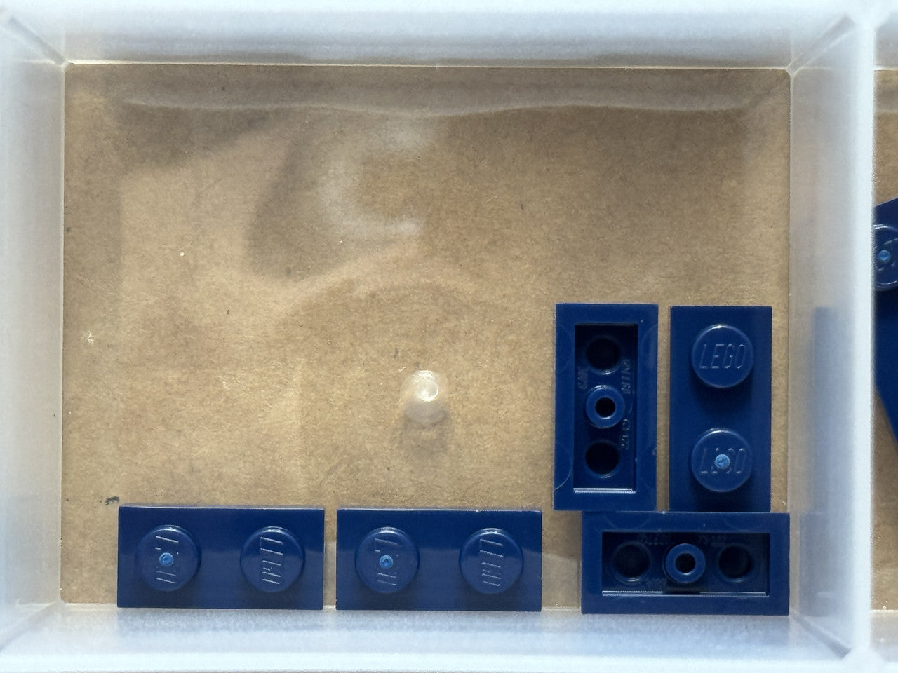 LEGO Parts - Dark Blue Plate 1 x 2 - No 3023 - QTY 5