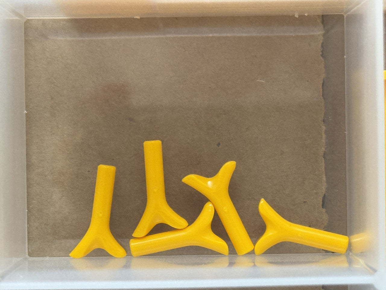 LEGO Parts - Bright Light Orange Plant Stem (Carrot Top) - No 33183 - QTY 5