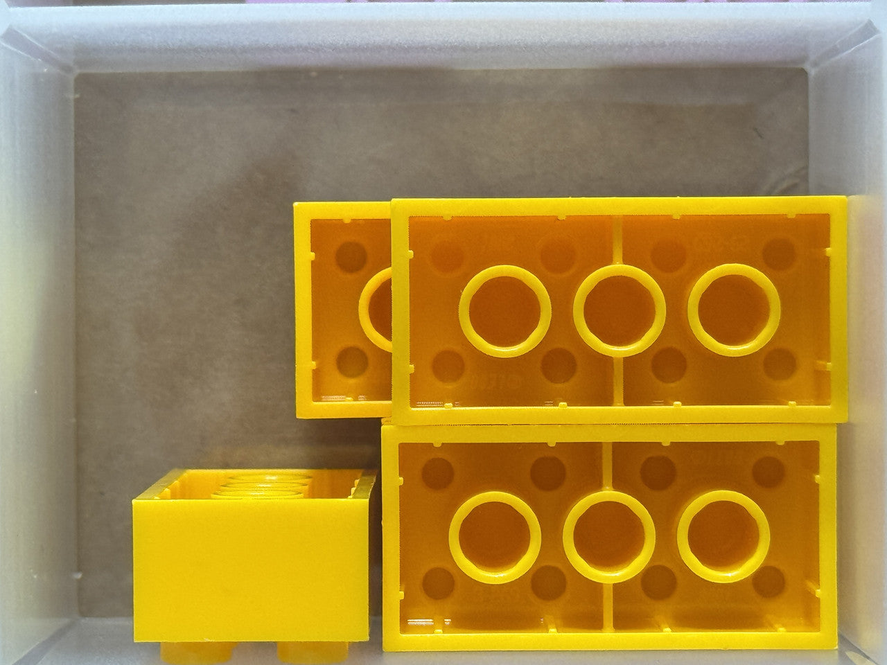 LEGO Parts - Bright Light Orange Brick 2 x 4 - No 3001 - QTY 5