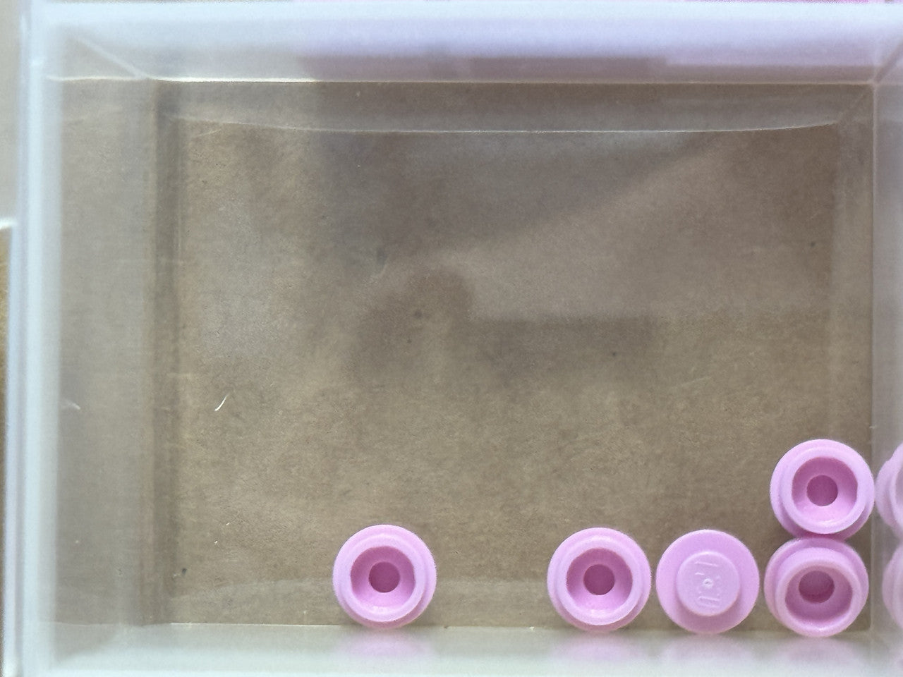 LEGO Parts - Bright Pink Plate, Round 1 x 1 - No 4073 - QTY 5