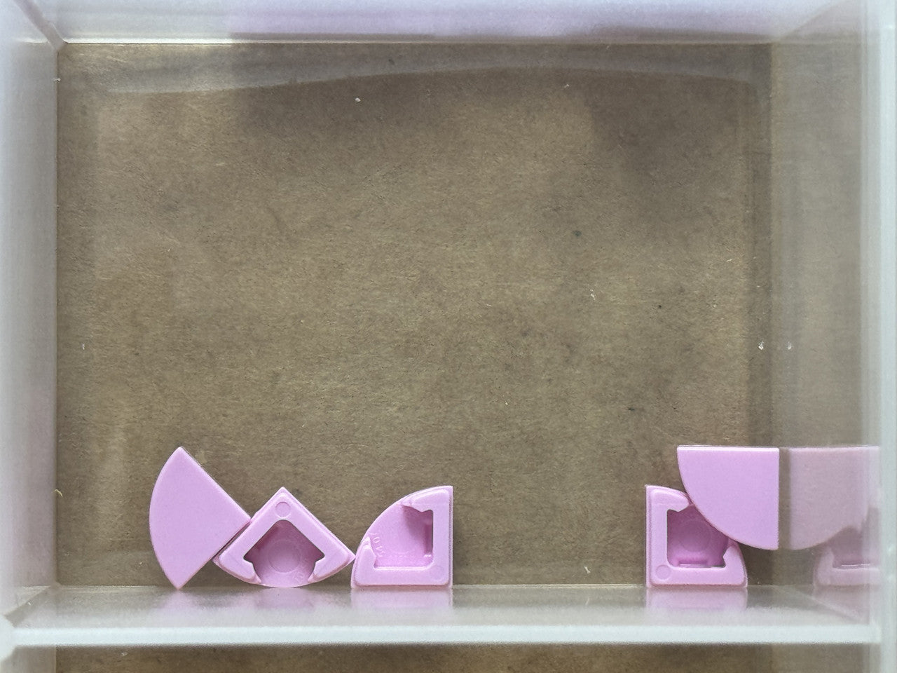 LEGO Parts - Bright Pink Tile, Round 1 x 1 Quarter - No 25269 - QTY 5