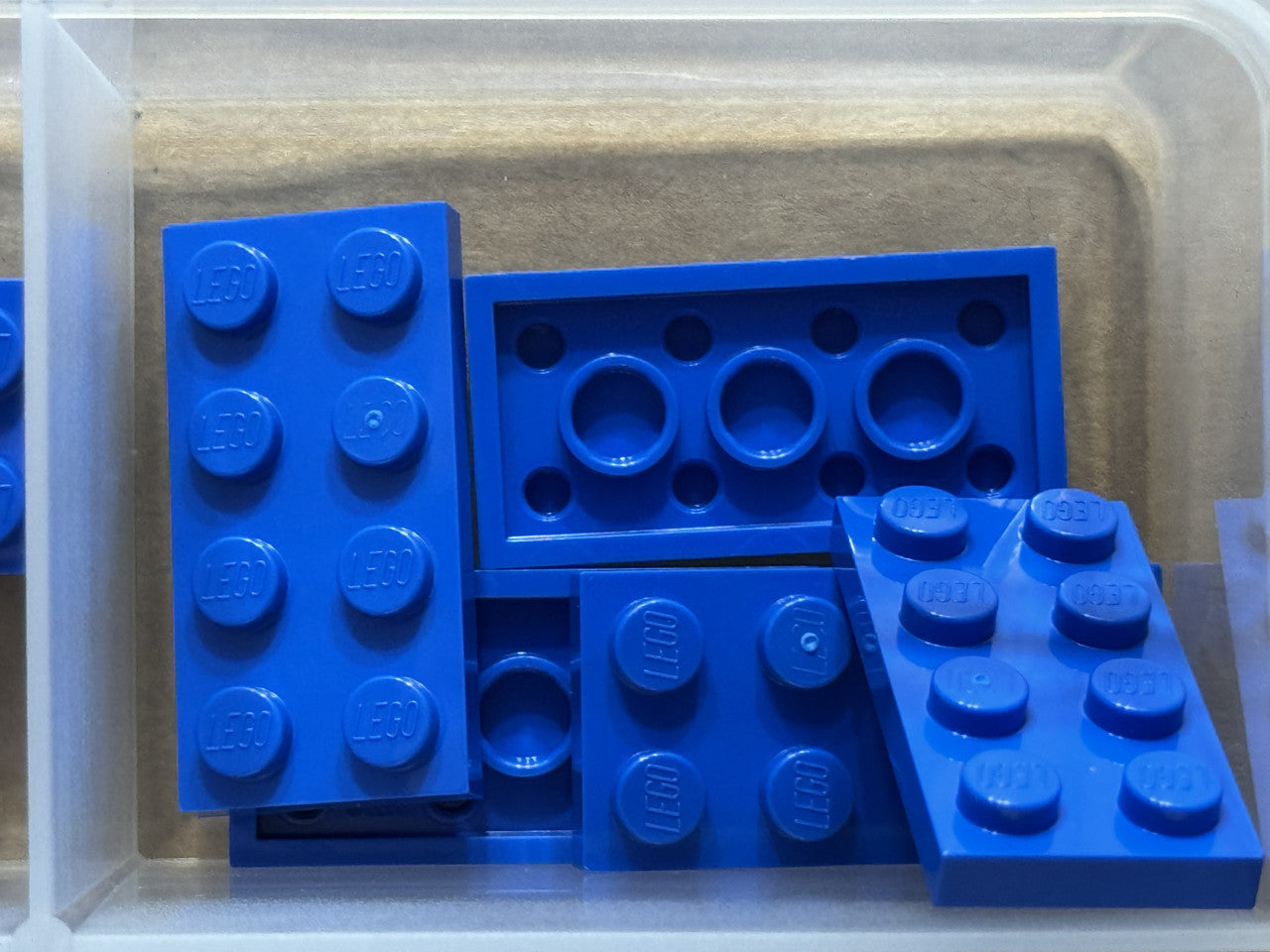 LEGO Parts - Blue Plate 2 x 4 - No 3020 - QTY 5