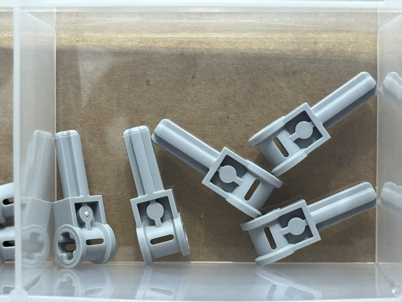 LEGO Parts - Light Bluish Gray Technic Axle 2L Reverser Handle - No 6553 - QTY 5