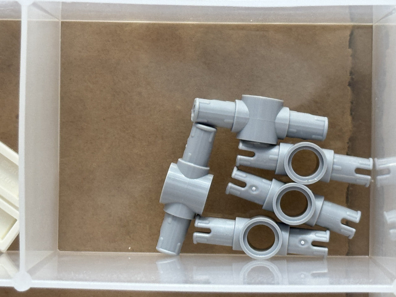 LEGO Parts - Light Bluish Gray Technic Pin 3L Center Pin Hole - No 87082 - QTY 5