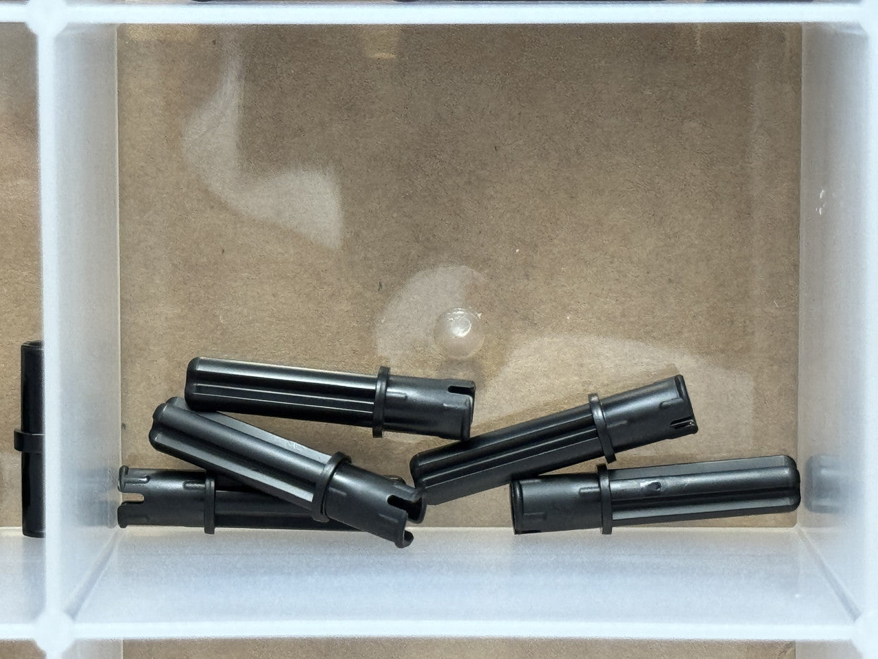 LEGO Parts - Black Technic, Axle 2L with Pin - No 18651 - QTY 5