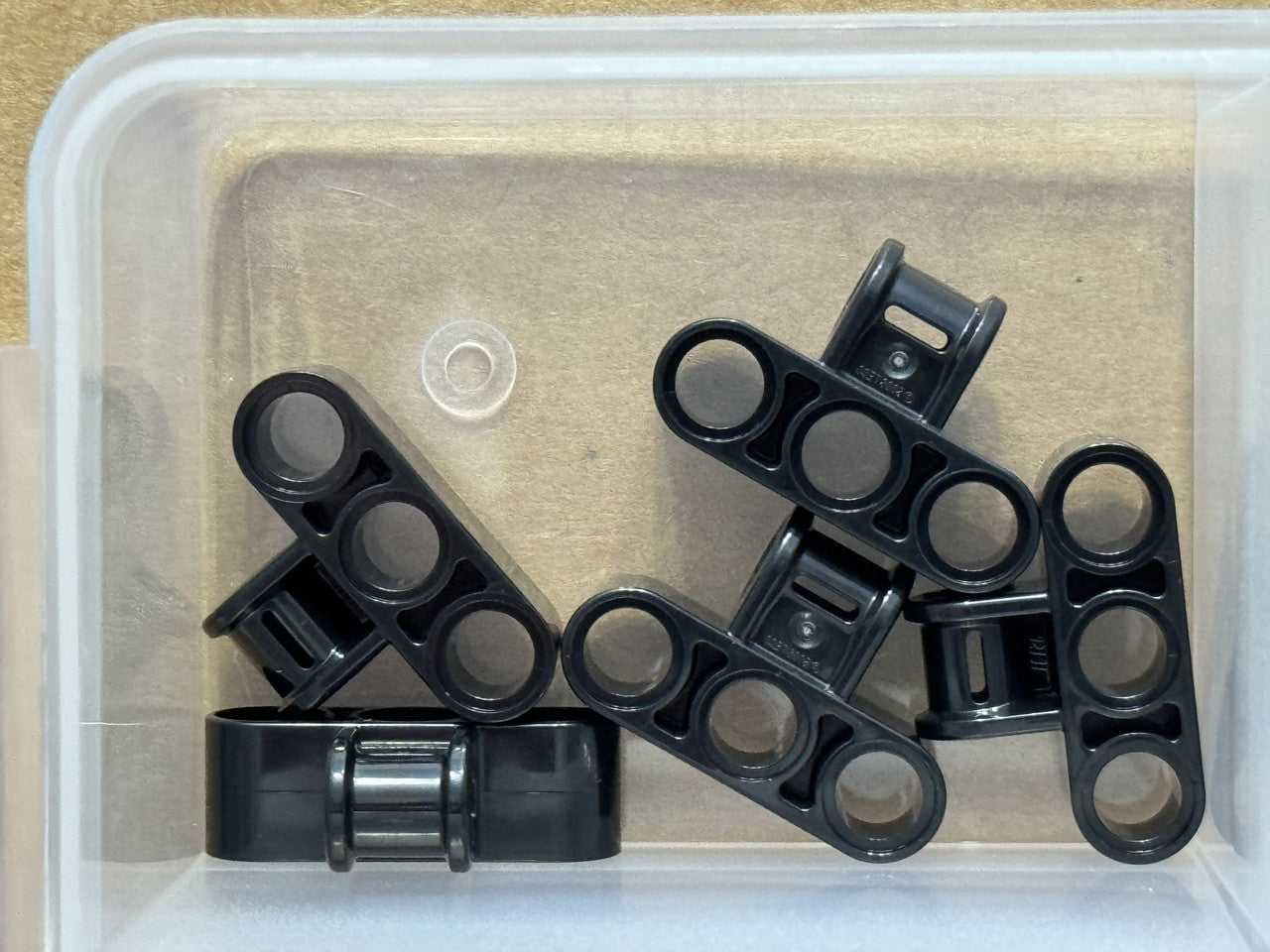 LEGO Parts - Black Technic, Axle Pin Perpendicular Triple - No 63869 - QTY 5