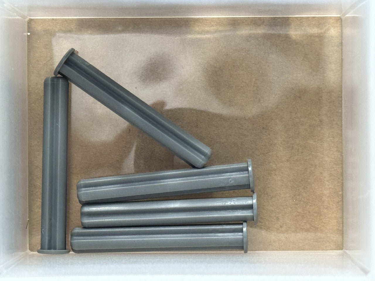 LEGO Parts - Dark Bluish Gray Technic, Axle 4L with Stop - No 87083 - QTY 5