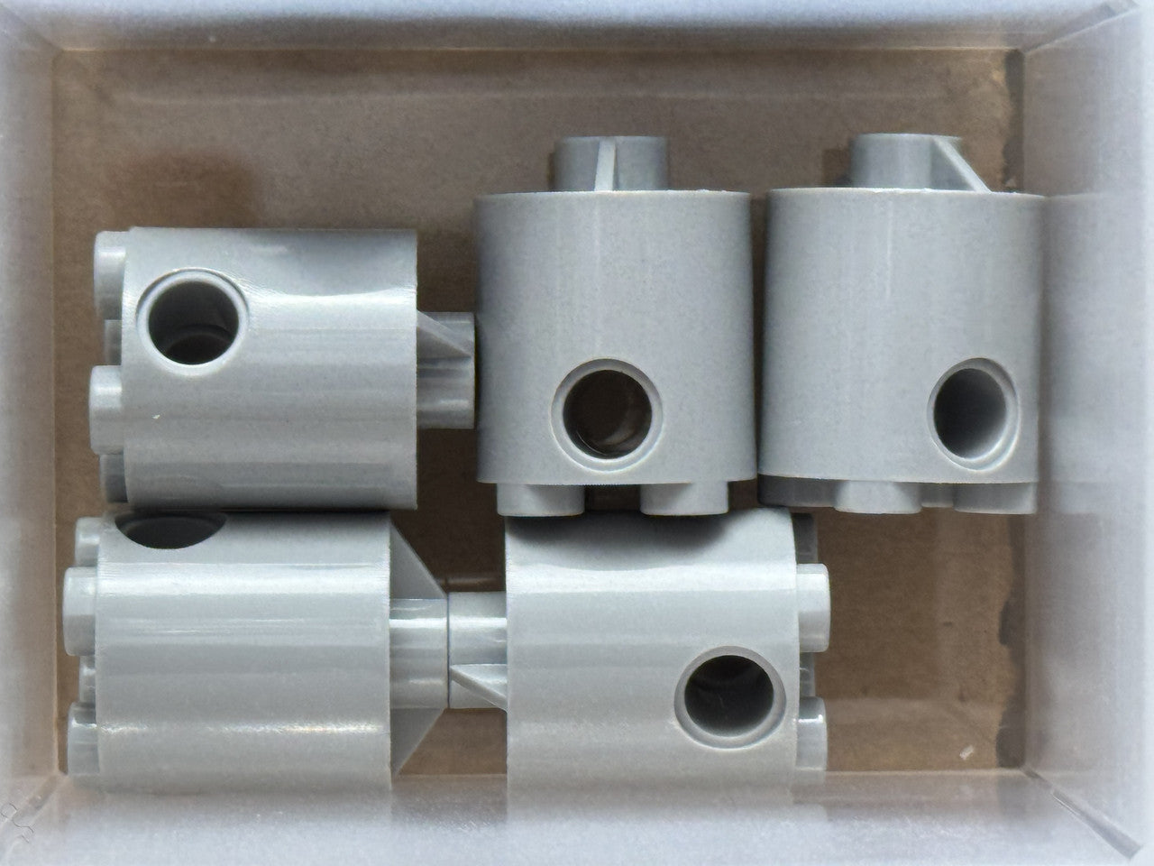 LEGO Parts - Light Bluish Gray Brick, Round 2 x 2 x 2 Robot - No 30361c - QTY 5