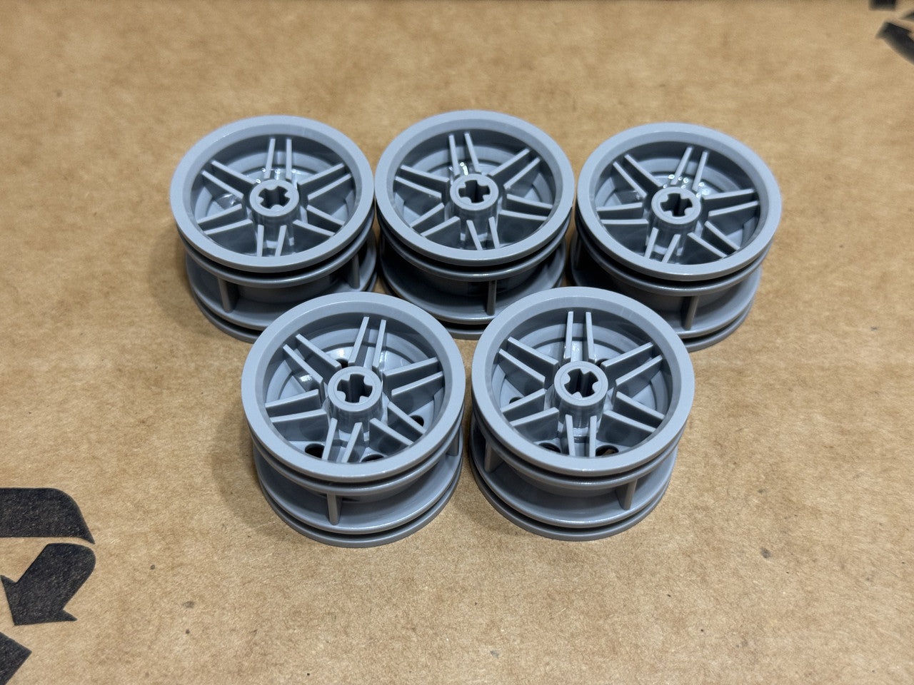 LEGO Parts - Light Bluish Gray Wheel 30.4mm D. x 20mm - No 56145 - QTY 5