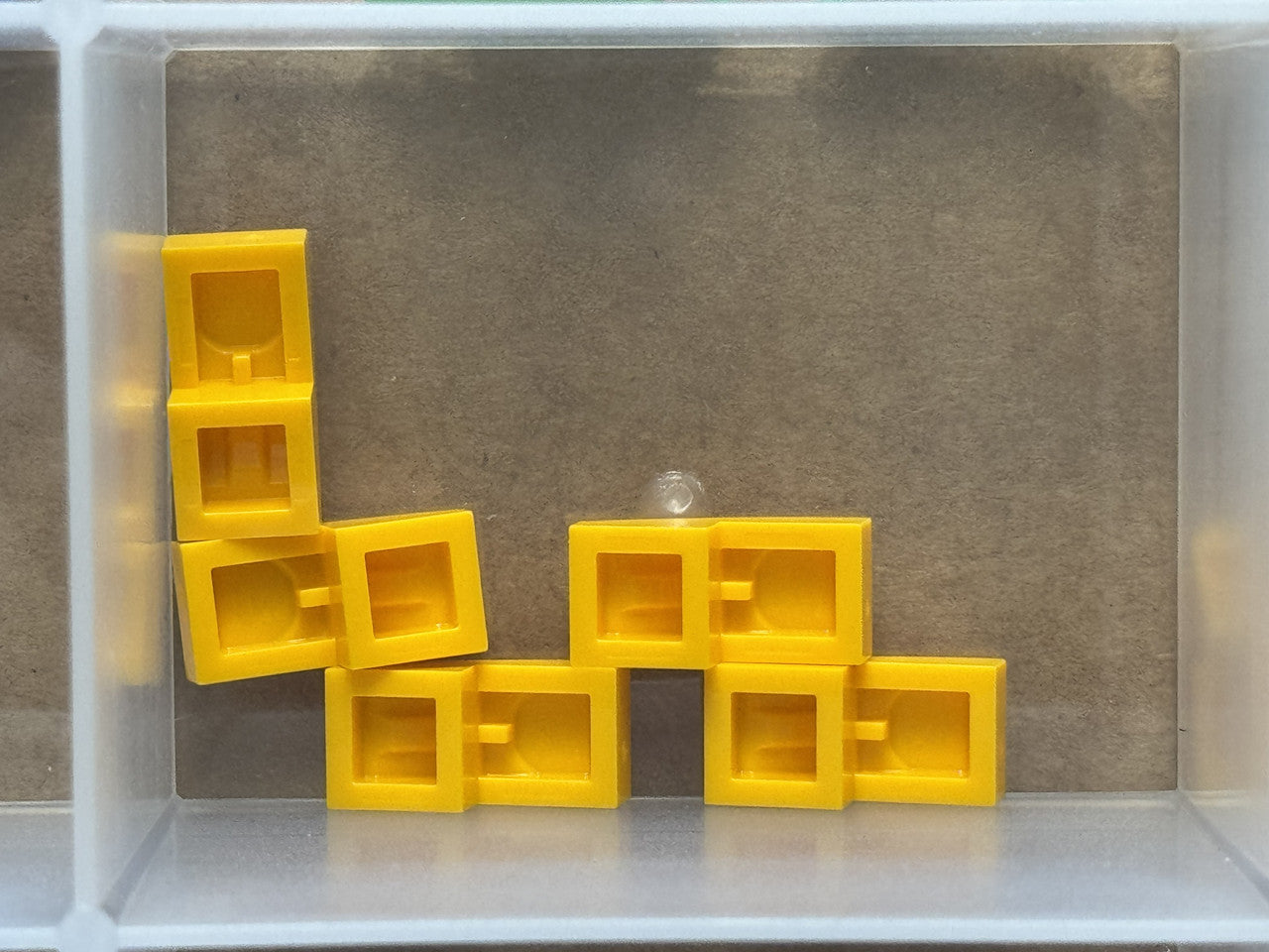 LEGO Parts - Bright Light Orange Slope, Curved 2 x 1 x 2/3 - No 11477 - QTY 5