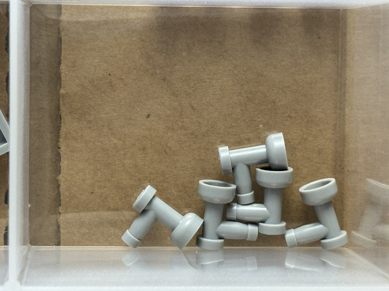 LEGO Parts - Light Bluish Gray Tap 1 x 1 - No 4599b - QTY 5