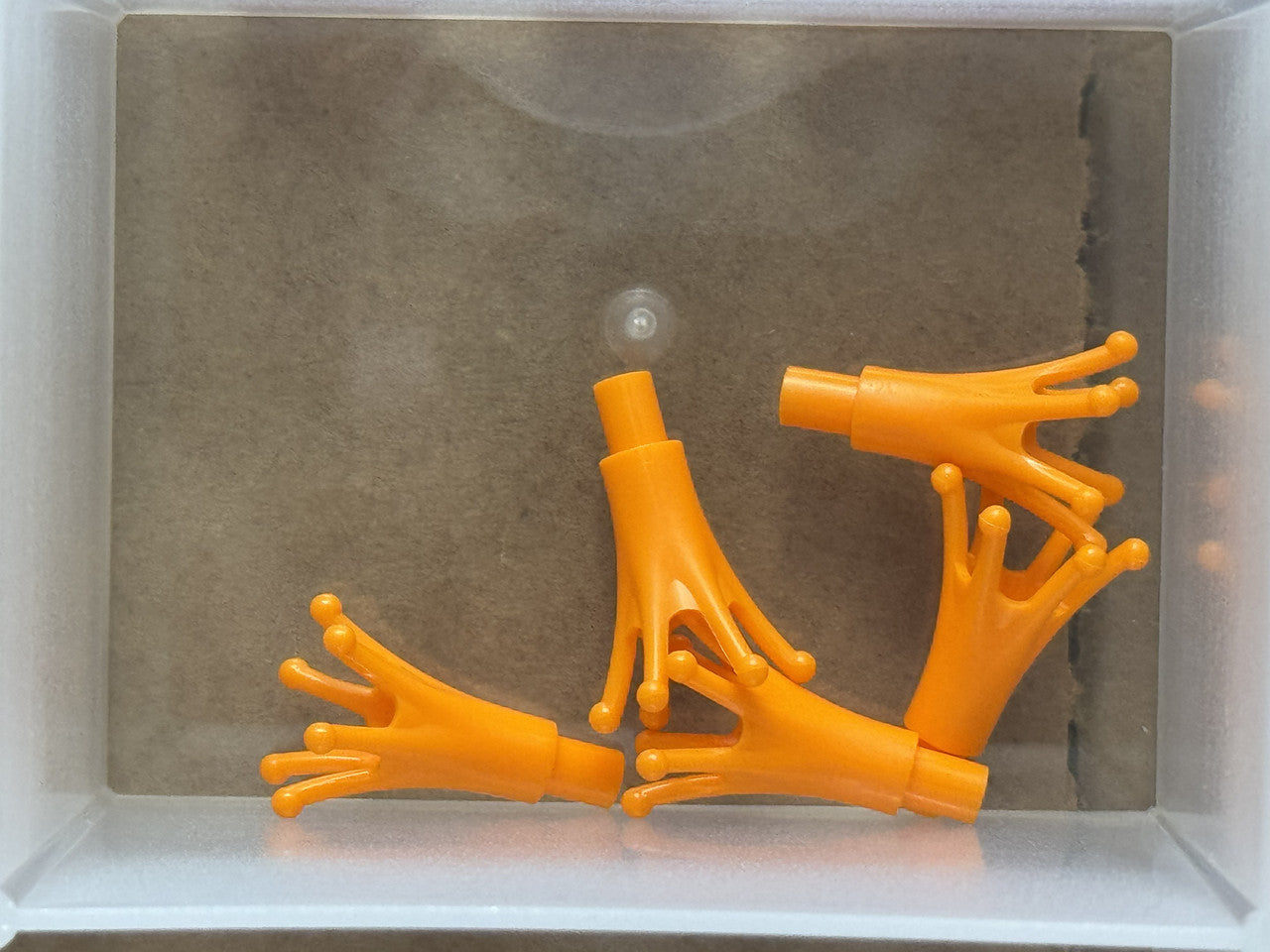 LEGO Parts - Orange Minifigure, Crown with Bar - No 25516 - QTY 5