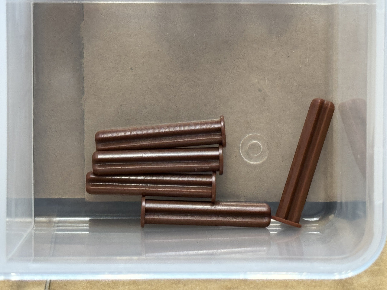 LEGO Parts - Reddish Brown Technic, Axle 3L with Stop - No 24316 - QTY 5