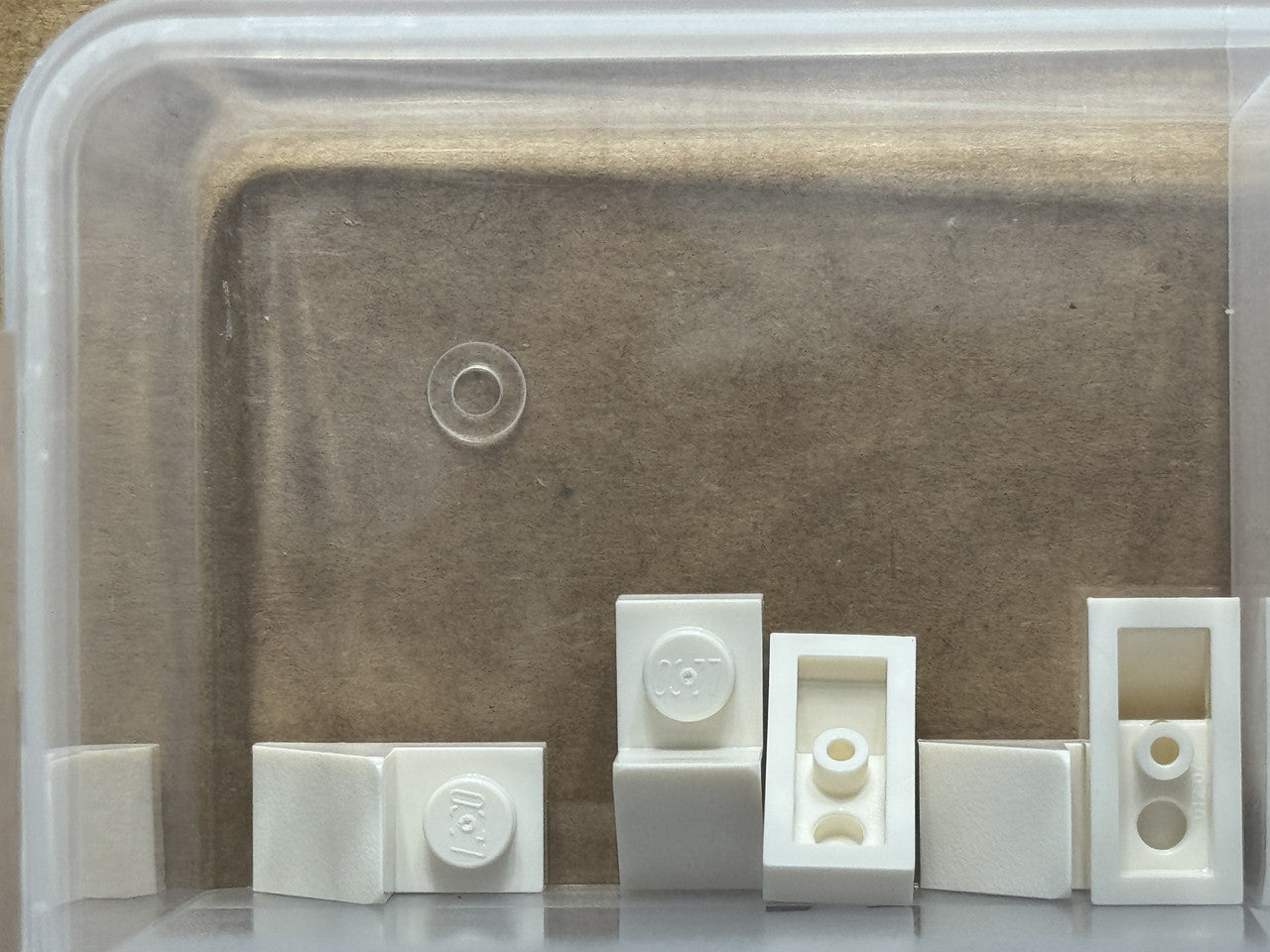 LEGO Parts - White Slope 45 2 x 1 with 2/3 Cutout - No 92946 - QTY 5