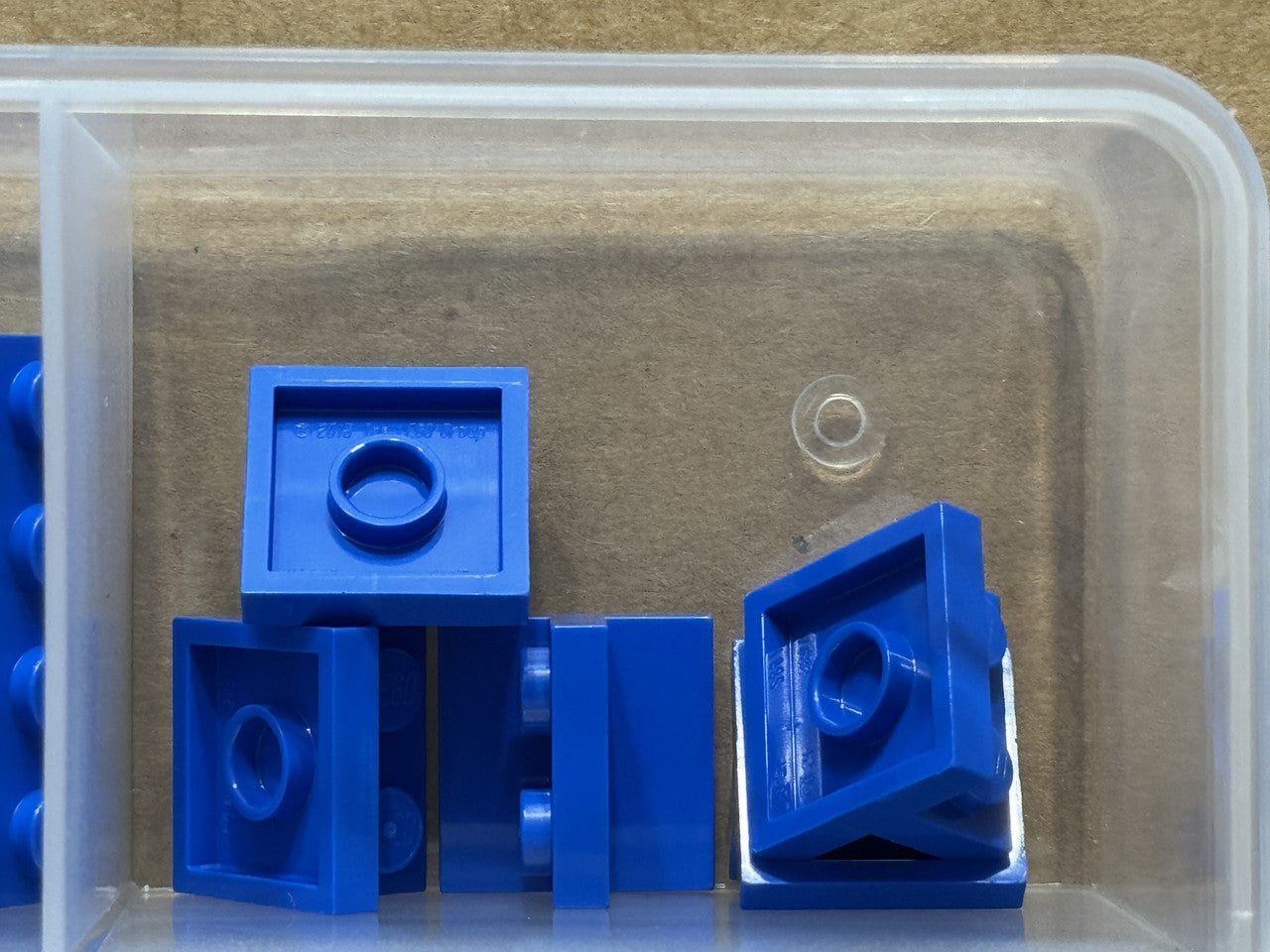LEGO Parts - Blue Bracket 2 x 2 - 1 x 2 Centered - No 41682 - QTY 5